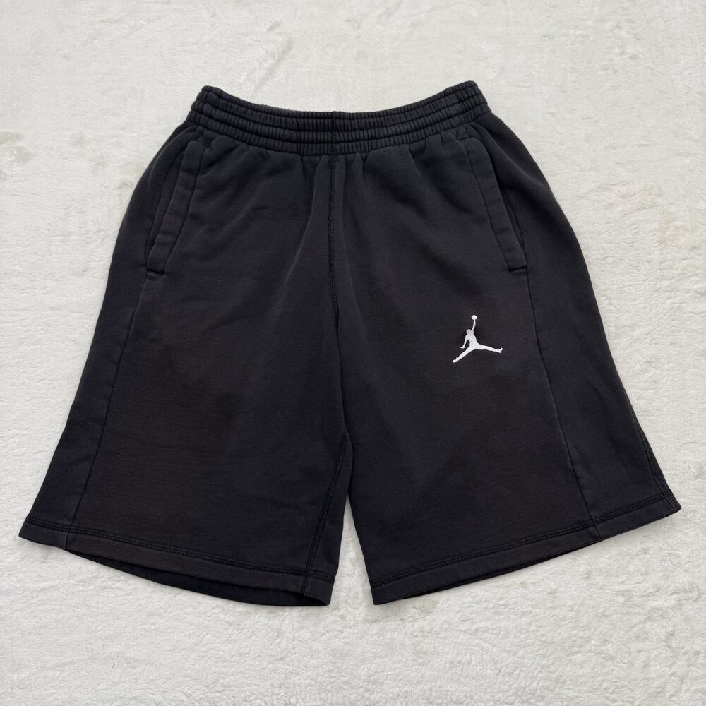 Nike Air Jordan Mens Black Cotton Shorts AA5613-010 Size Medium